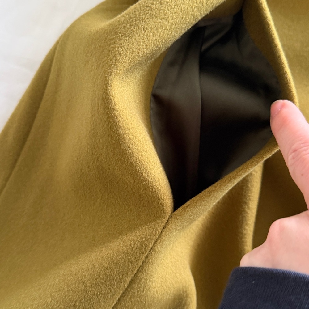 Fleurette olive Women's Coat - Picture 11 of 12